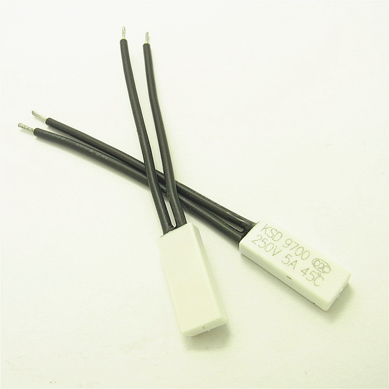 KSD9700 High-temperature resistant plastic lead wire temperature switch - KSD9700 Lead-wire Temperature Control Switch - d...